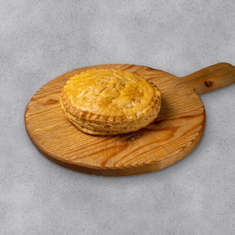 Golden puff pastry pie
